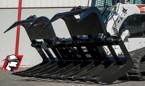 Dual root grapple - dual, bucket